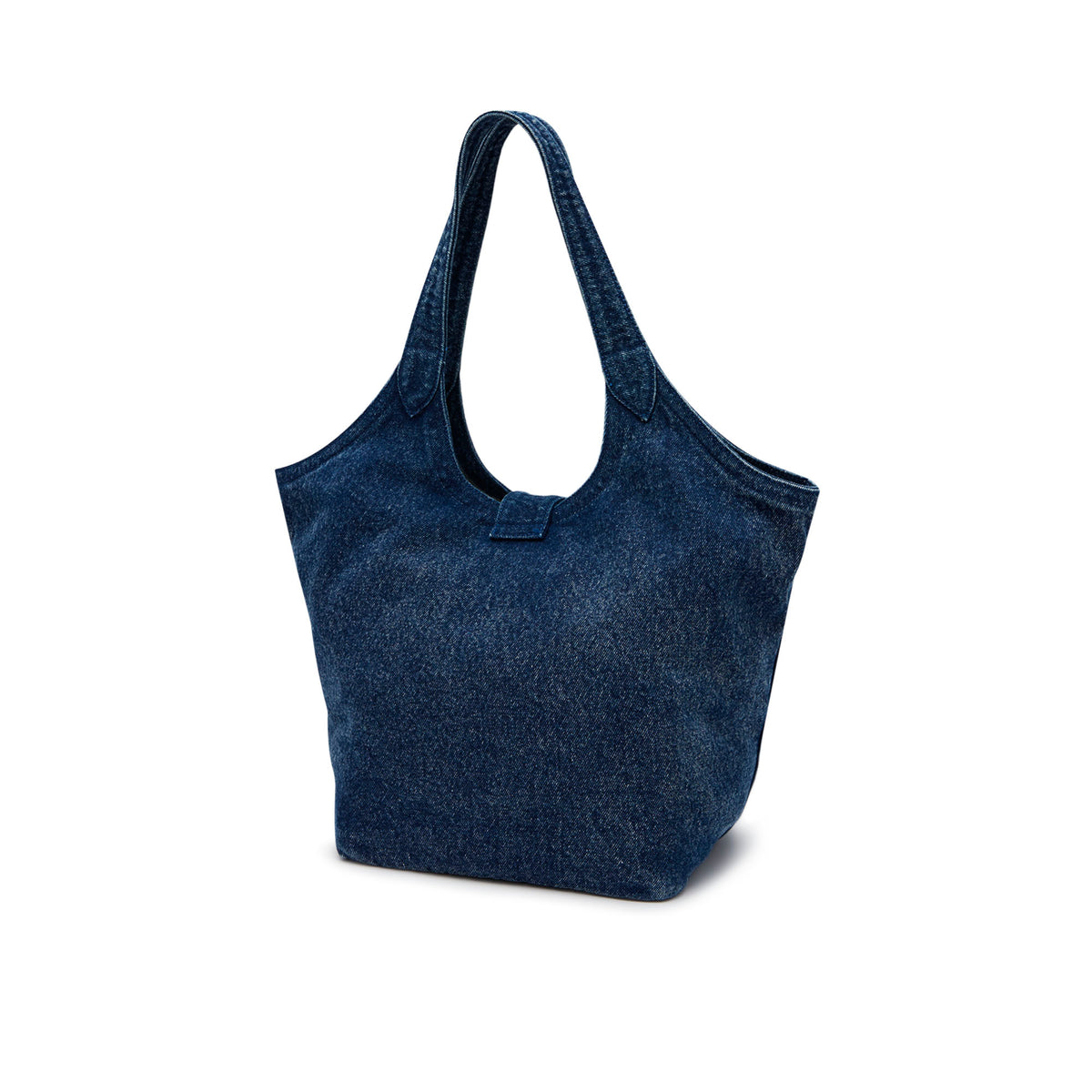 Mari Denim M Tote Bag Blue