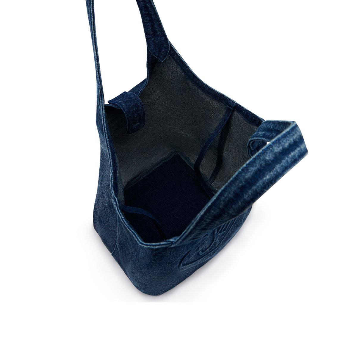 Mari Denim M Tote Bag Blue