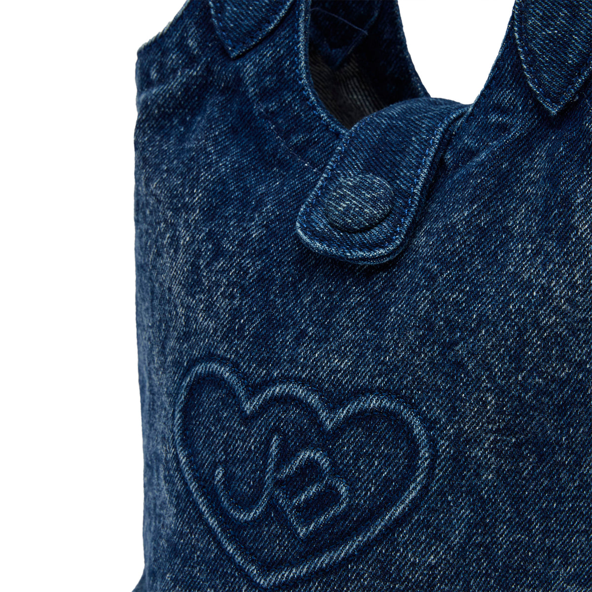 Mari Denim M Tote Bag Blue