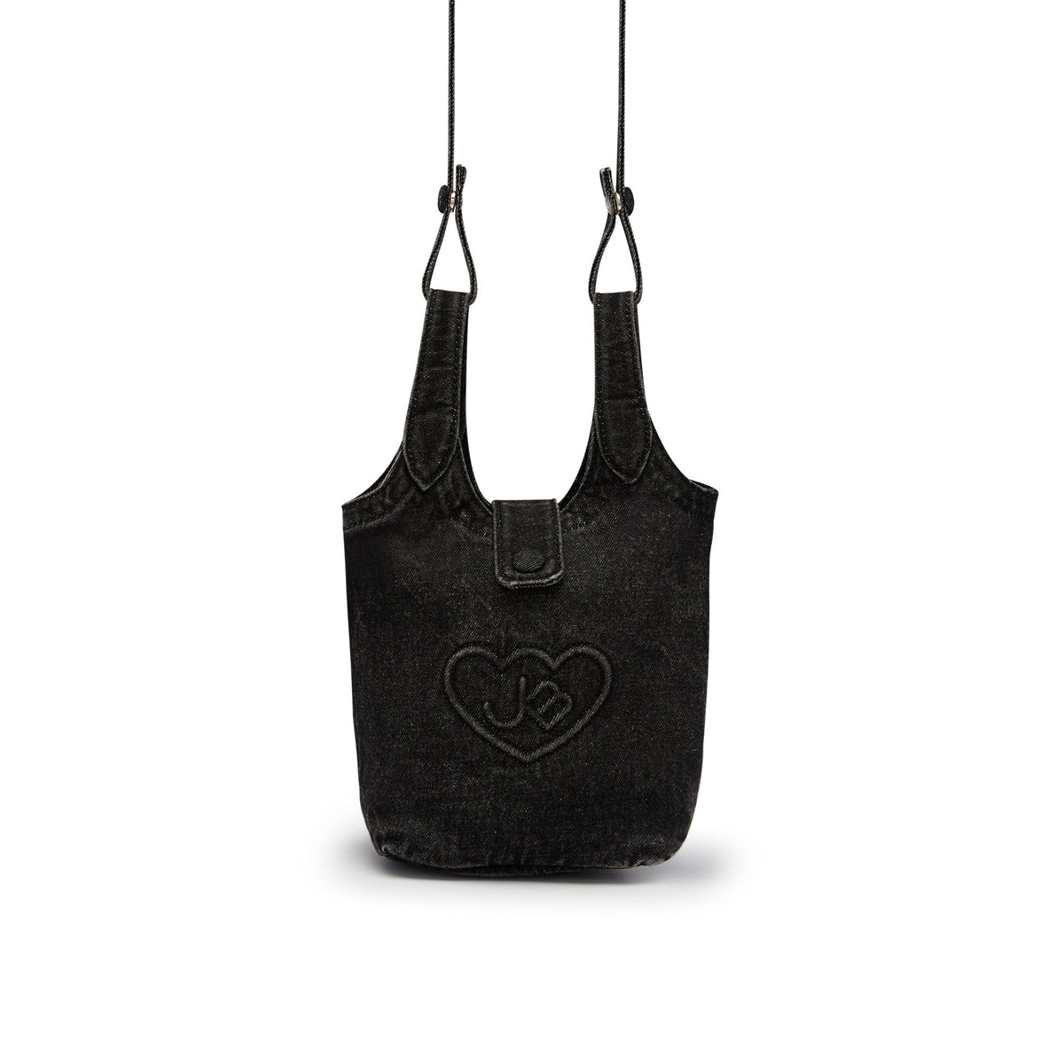 Mona Denim S Crossbody Bag Black