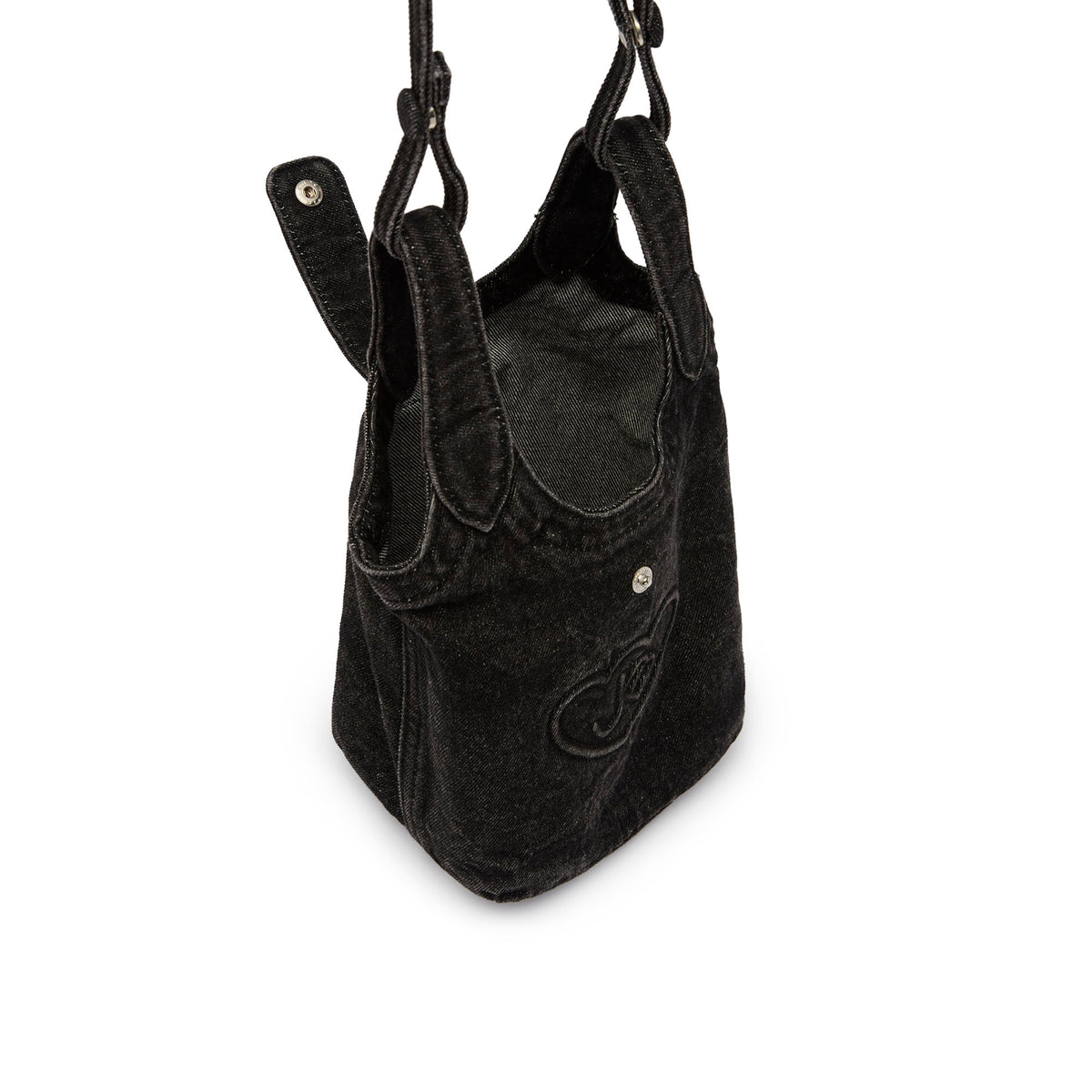 Mona Denim S Crossbody Bag Black