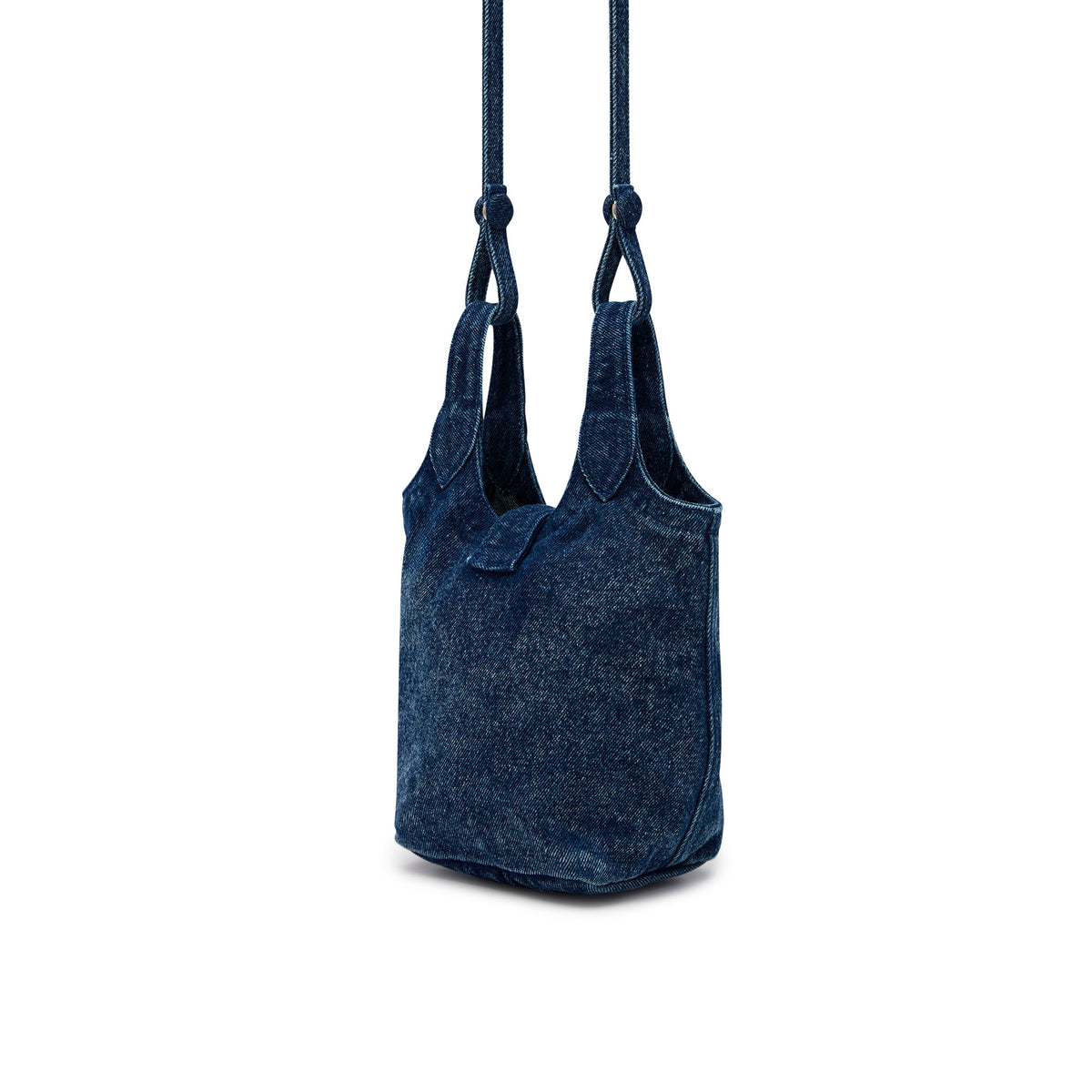 Mona Denim S Crossbody Bag Blue