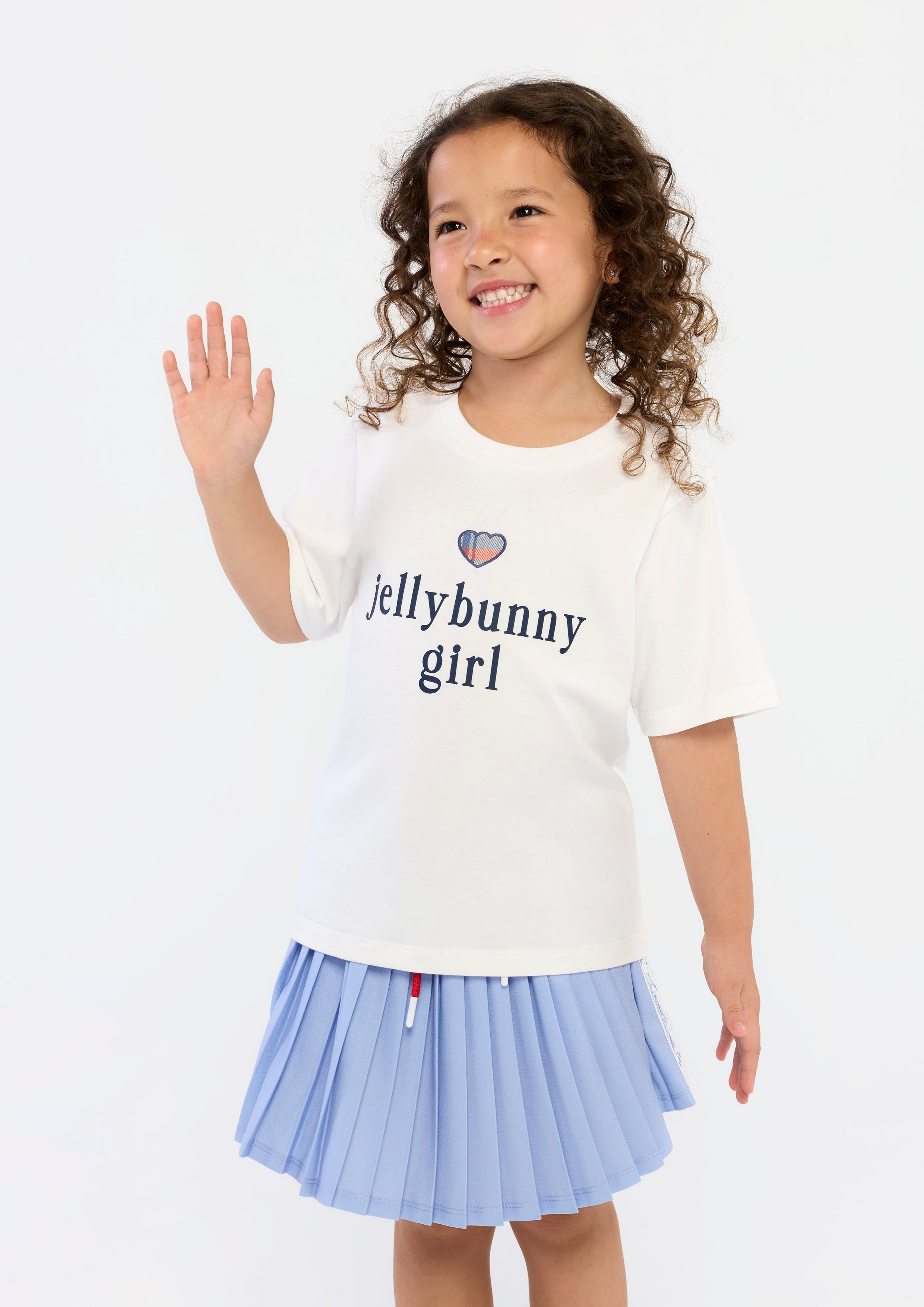 Jelly Bunny Girl Graphic T-Shirt For Mini Girls White