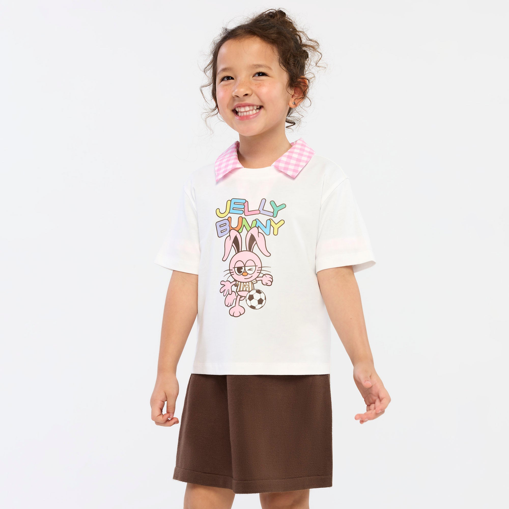 Jeremy Graphic T-Shirt For Mini Girl
 White