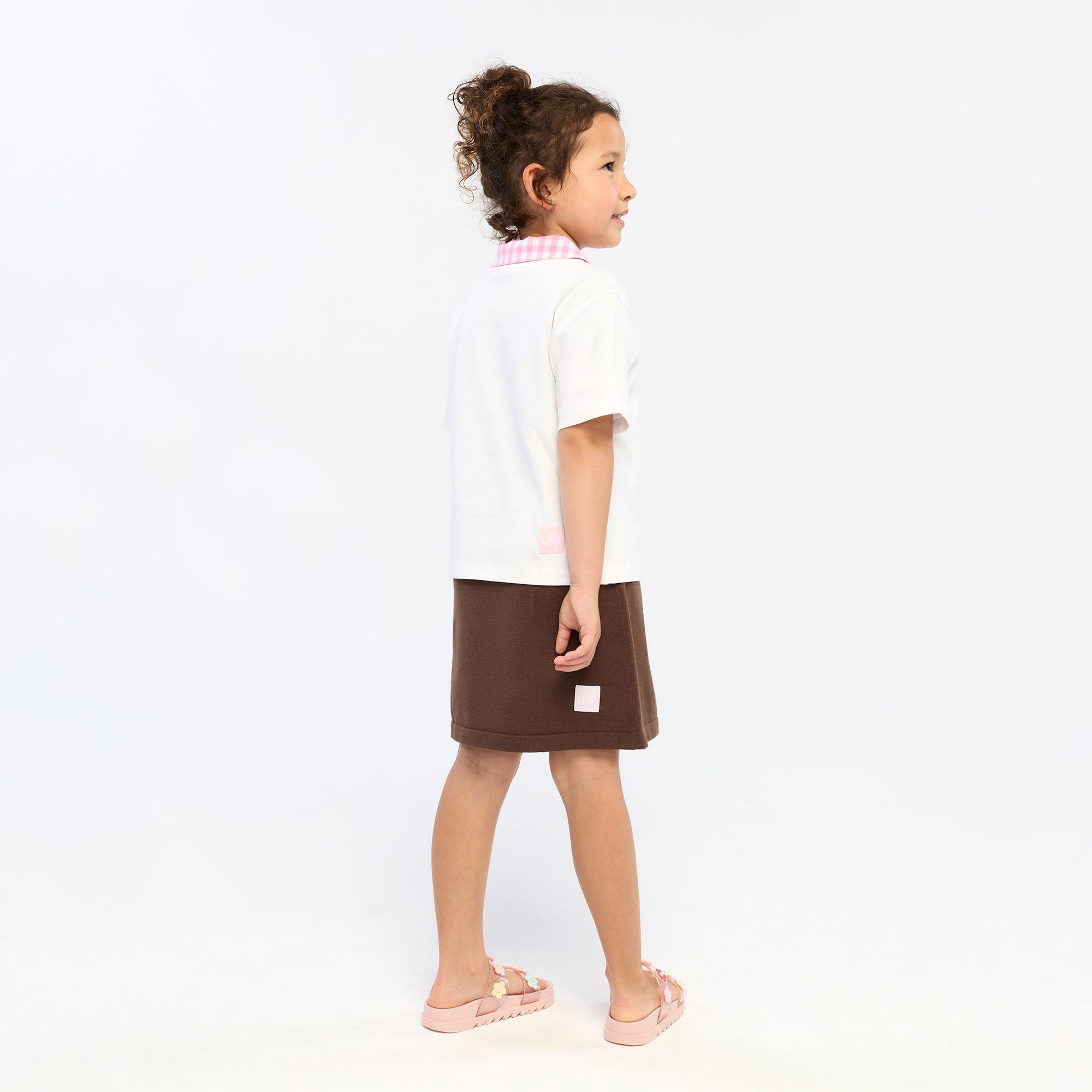 Jeremy Graphic T-Shirt For Mini Girl
 White