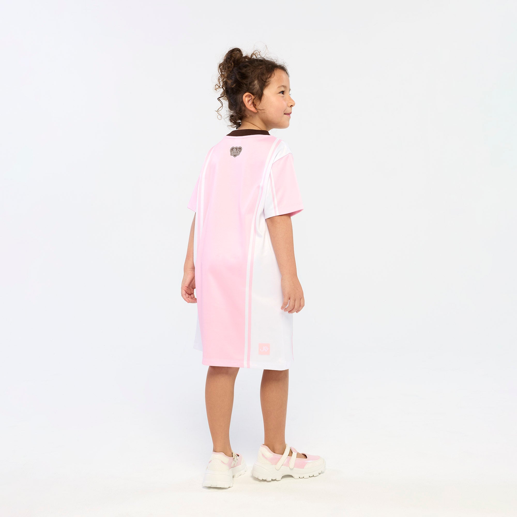 Jeremy Football Dress For Mini Girls Pink