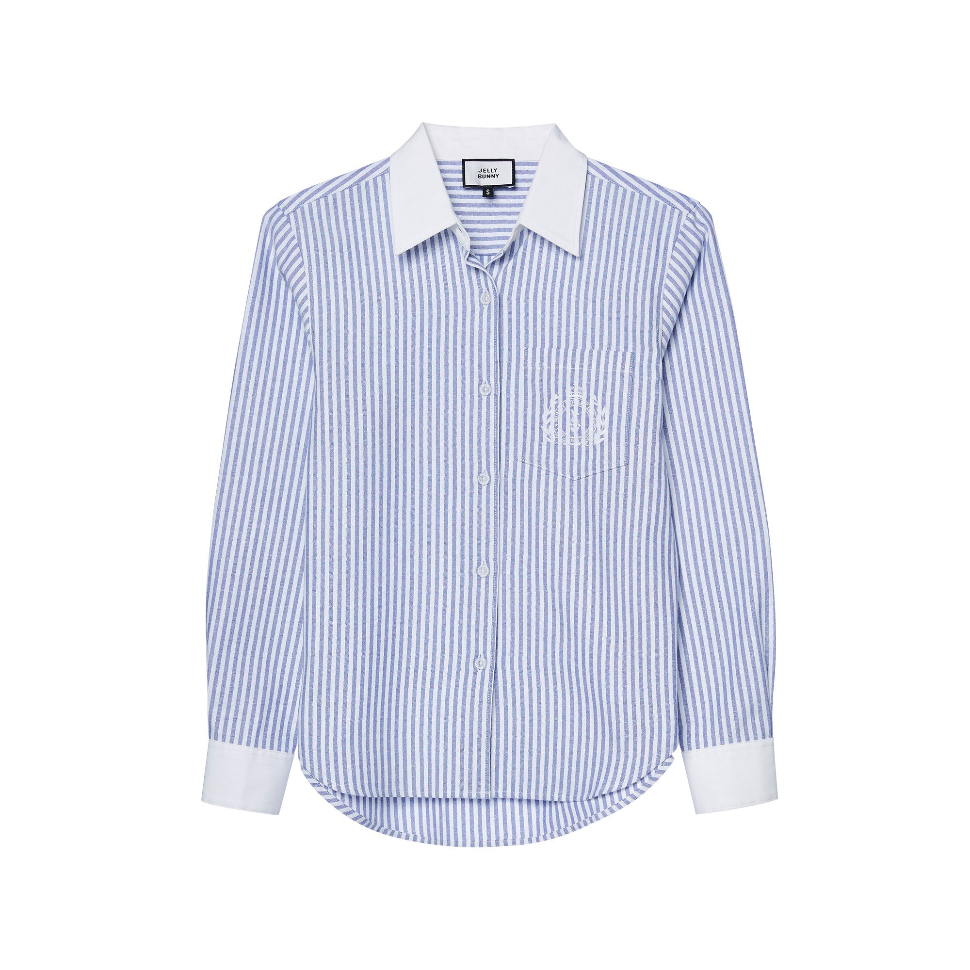 เสื้อเชิ้ตแขนยาวลายทาง Royal Club Navy