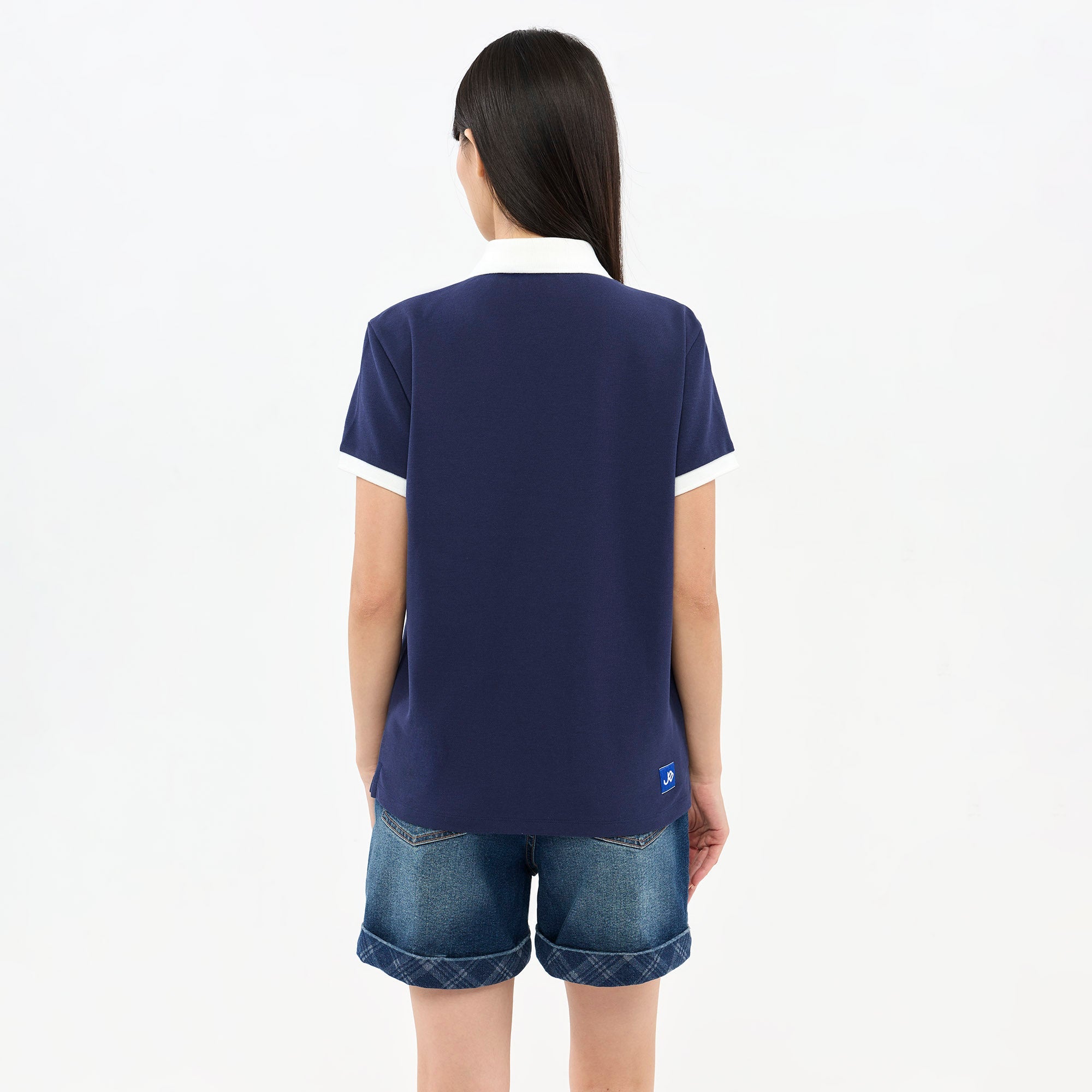 เสื้อโปโลปักลาย Royal Club
 Navy