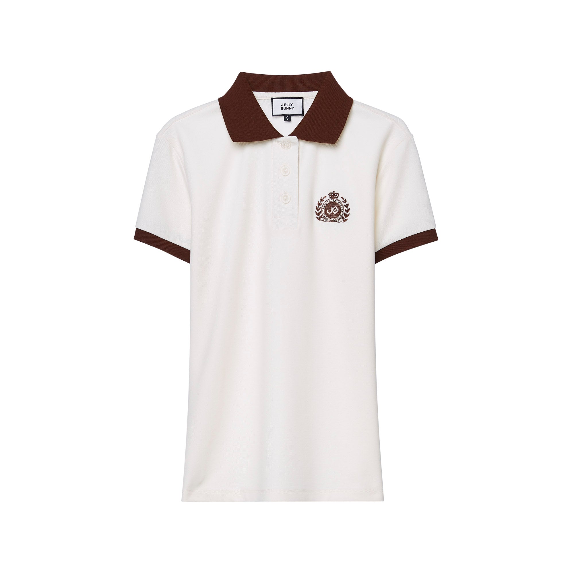เสื้อโปโลปักลาย Royal Club
 Cream