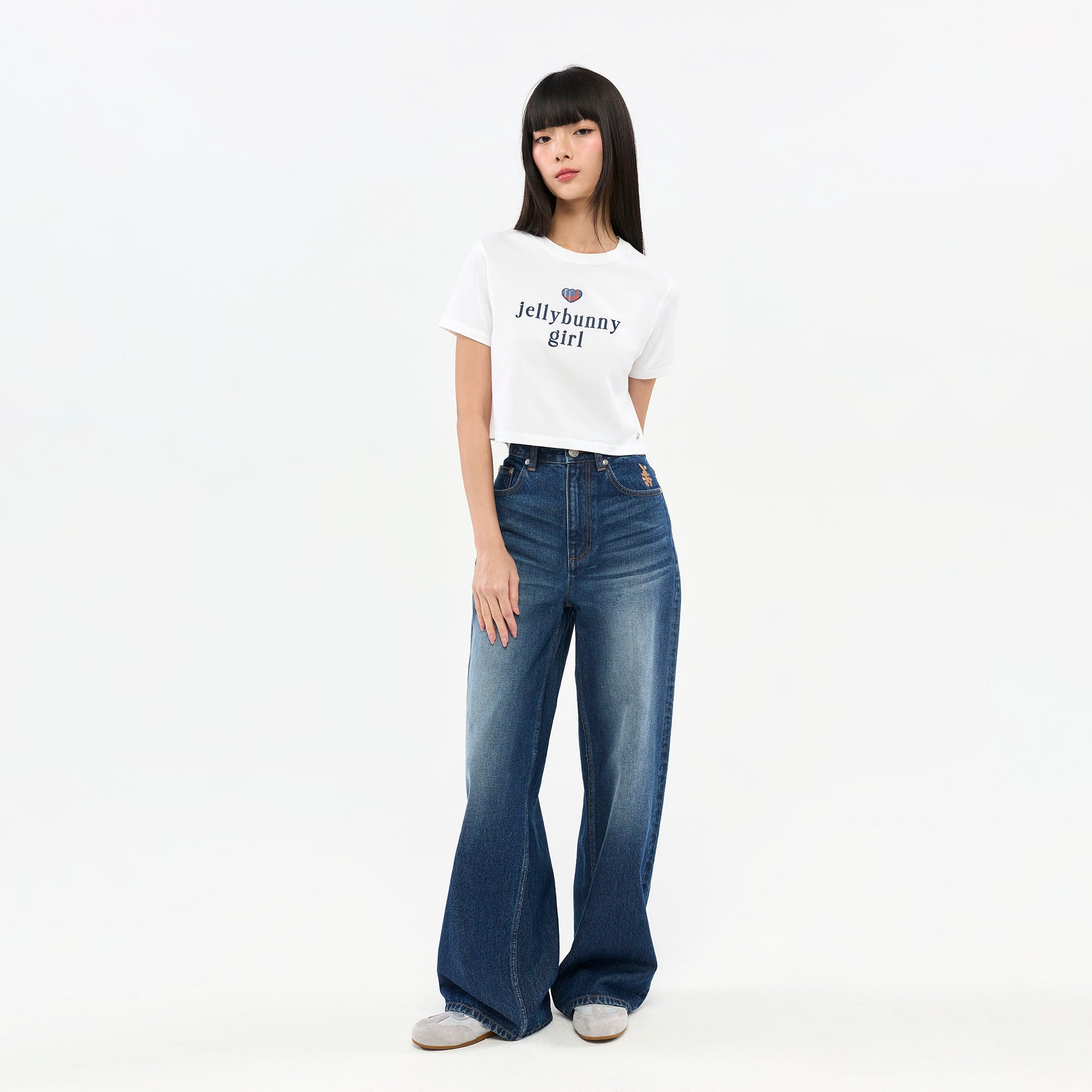 Jelly Bunny Girl Graphic T-Shirt White