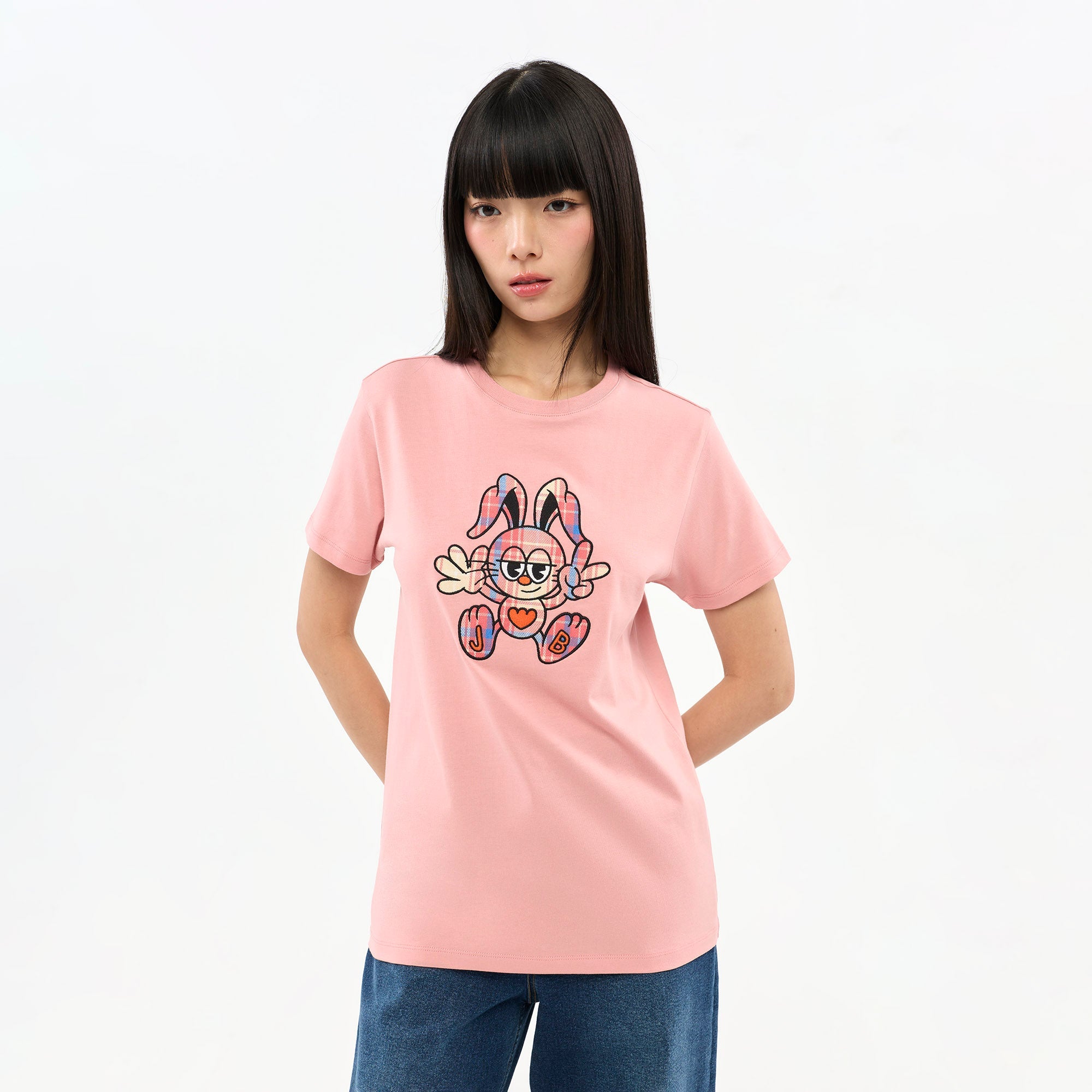 เสื้อยืดแขนสั้นลายกราฟิก Jeremy Peach