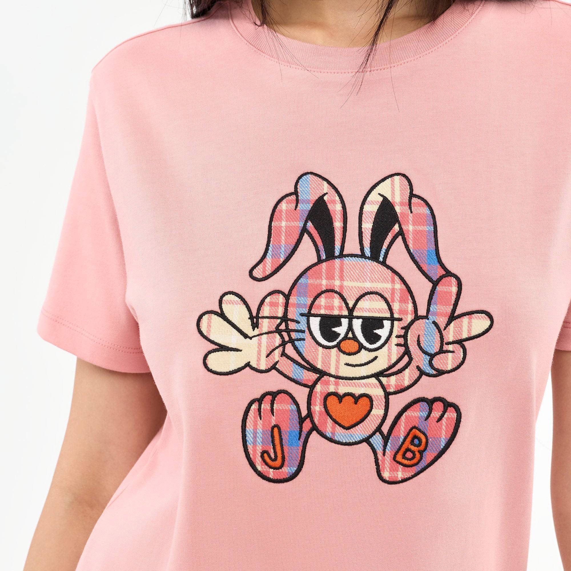 เสื้อยืดแขนสั้นลายกราฟิก Jeremy Peach