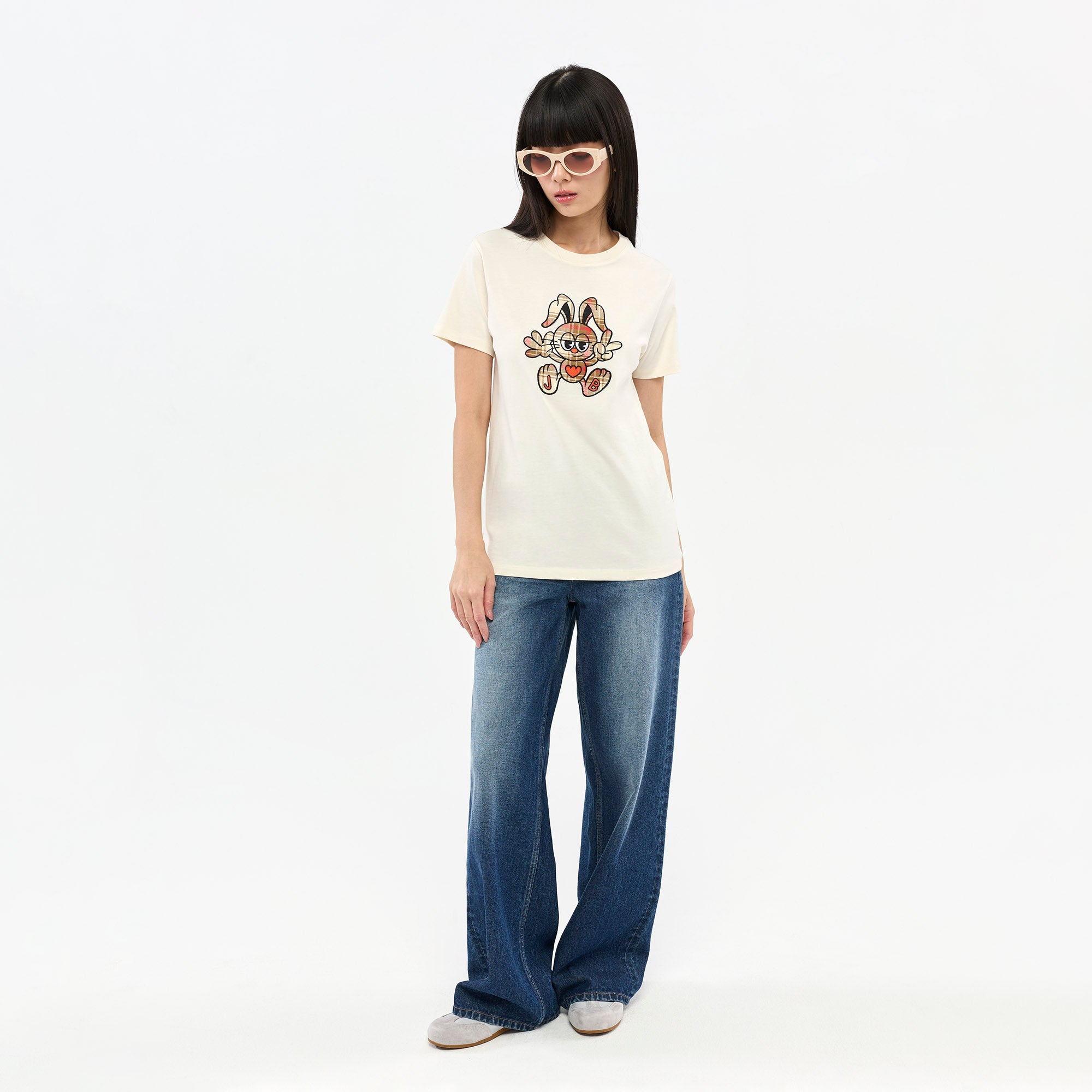 Jeremy Graphic T-Shirt Cream