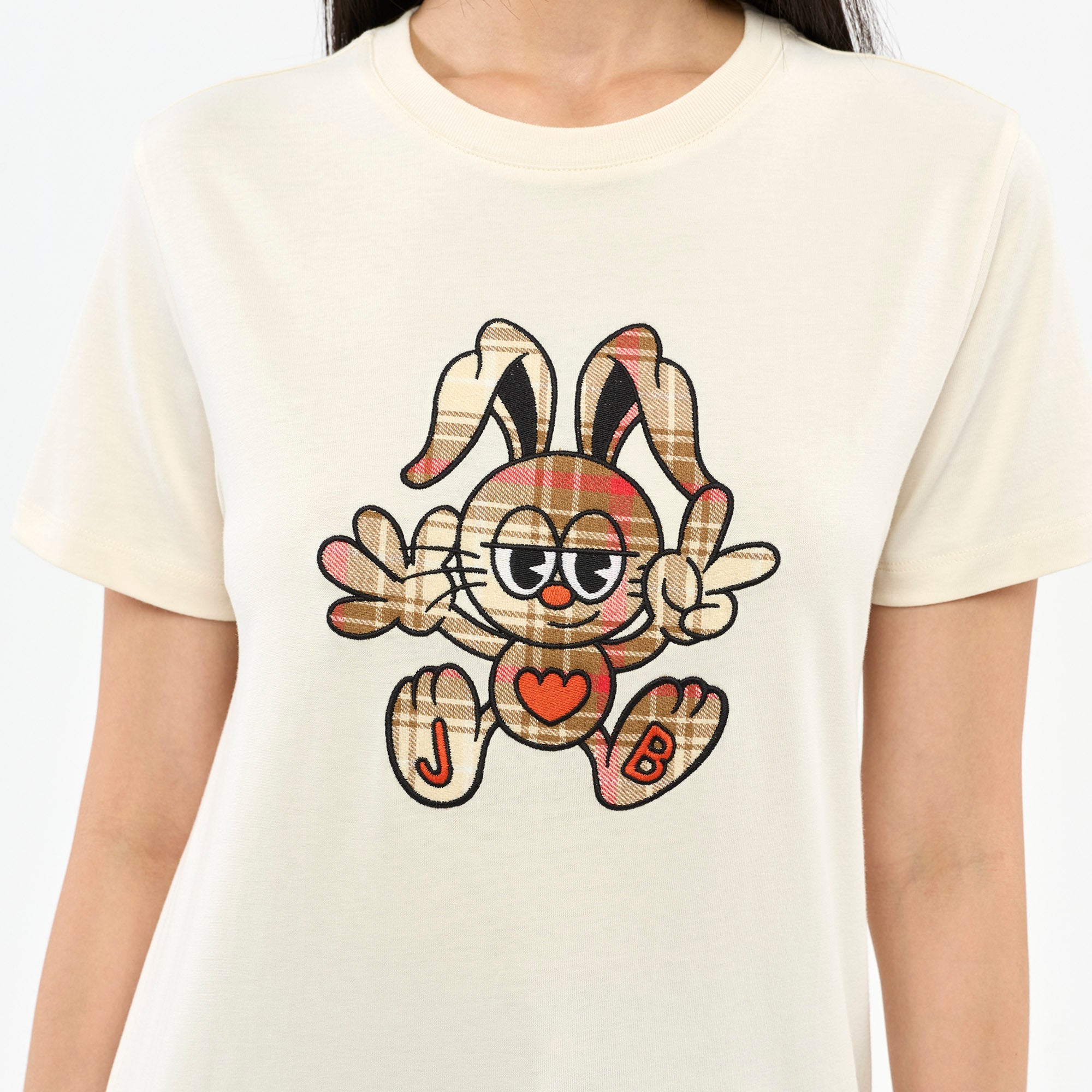 Jeremy Graphic T-Shirt Cream