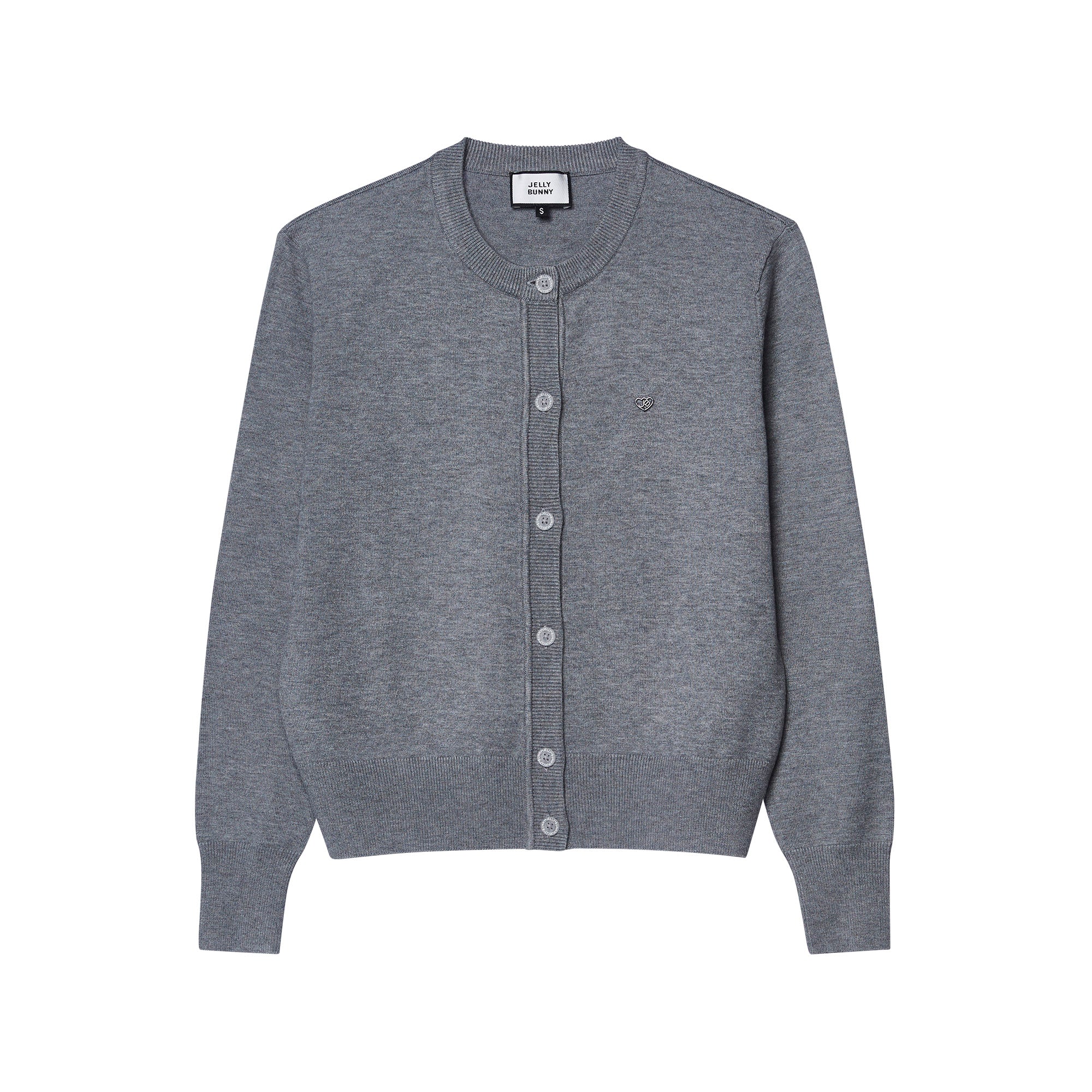 เซ็ตคาร์ดิแกนถักและเสื้อกล้ามถัก Grey
