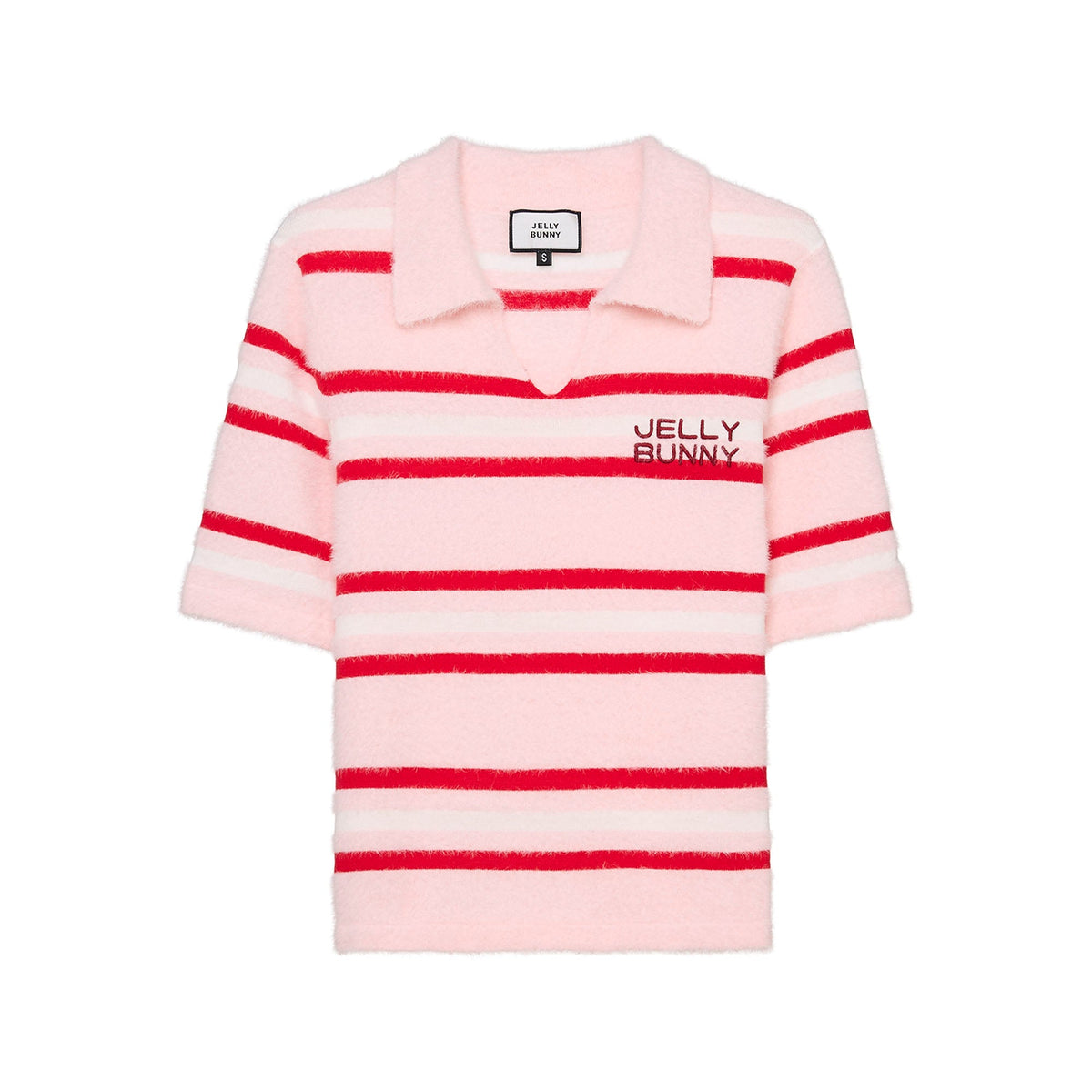 เสื้อโปโลแขนสั้นลายทาง Jelly Bunny Multi Color