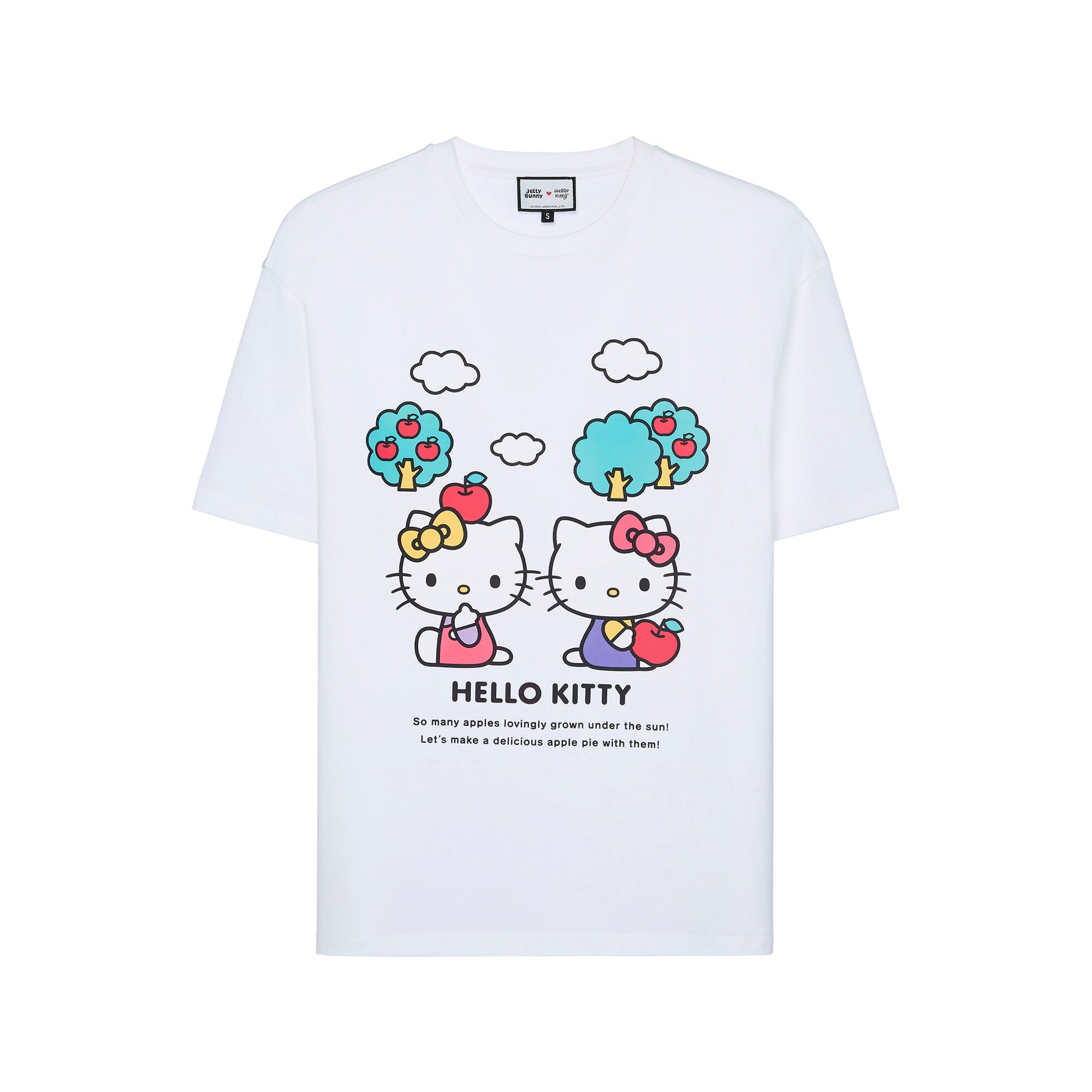 เสื้อยืดแขนสั้น Hello Kitty White