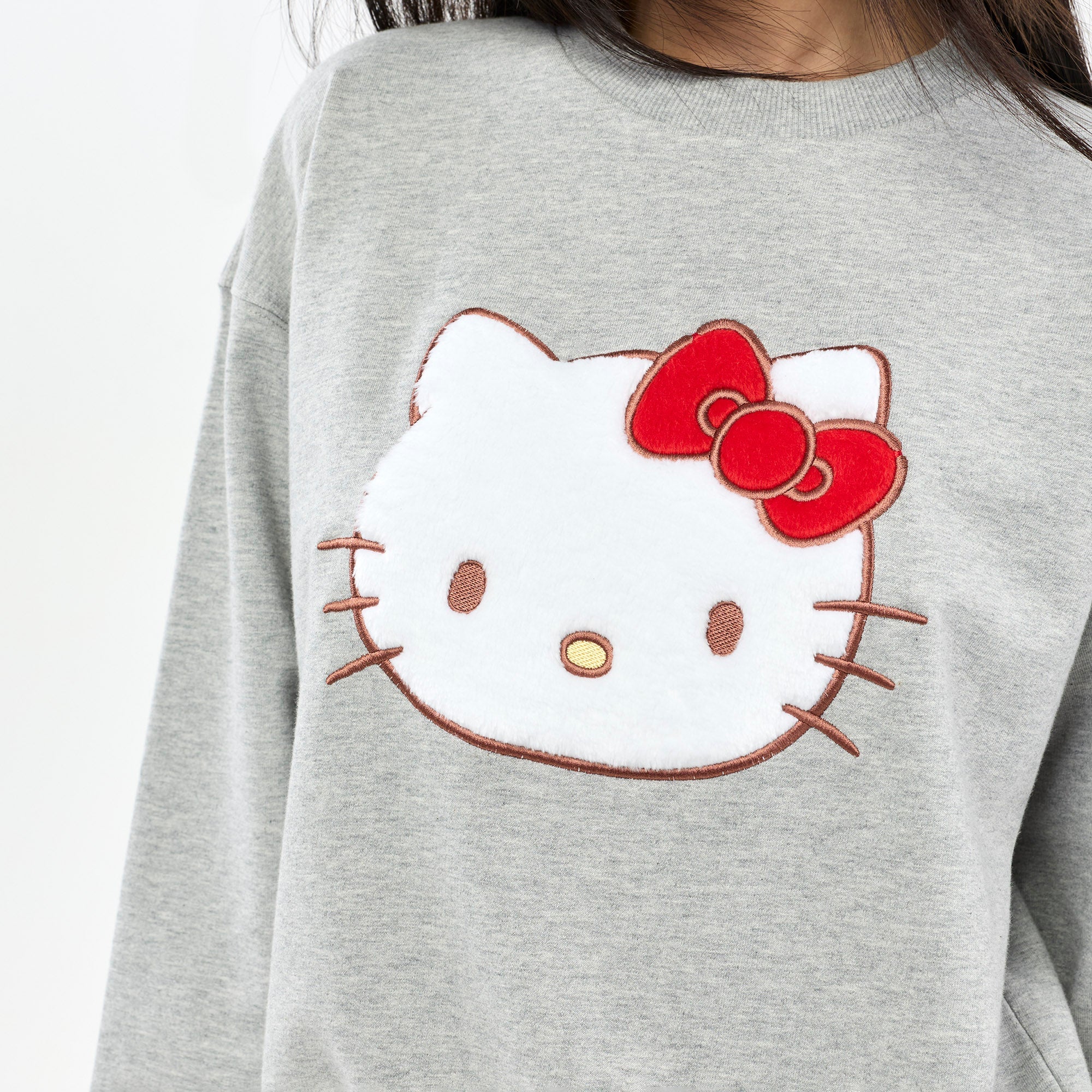 เสื้อพูลโอเวอร์ Hello Kitty Grey