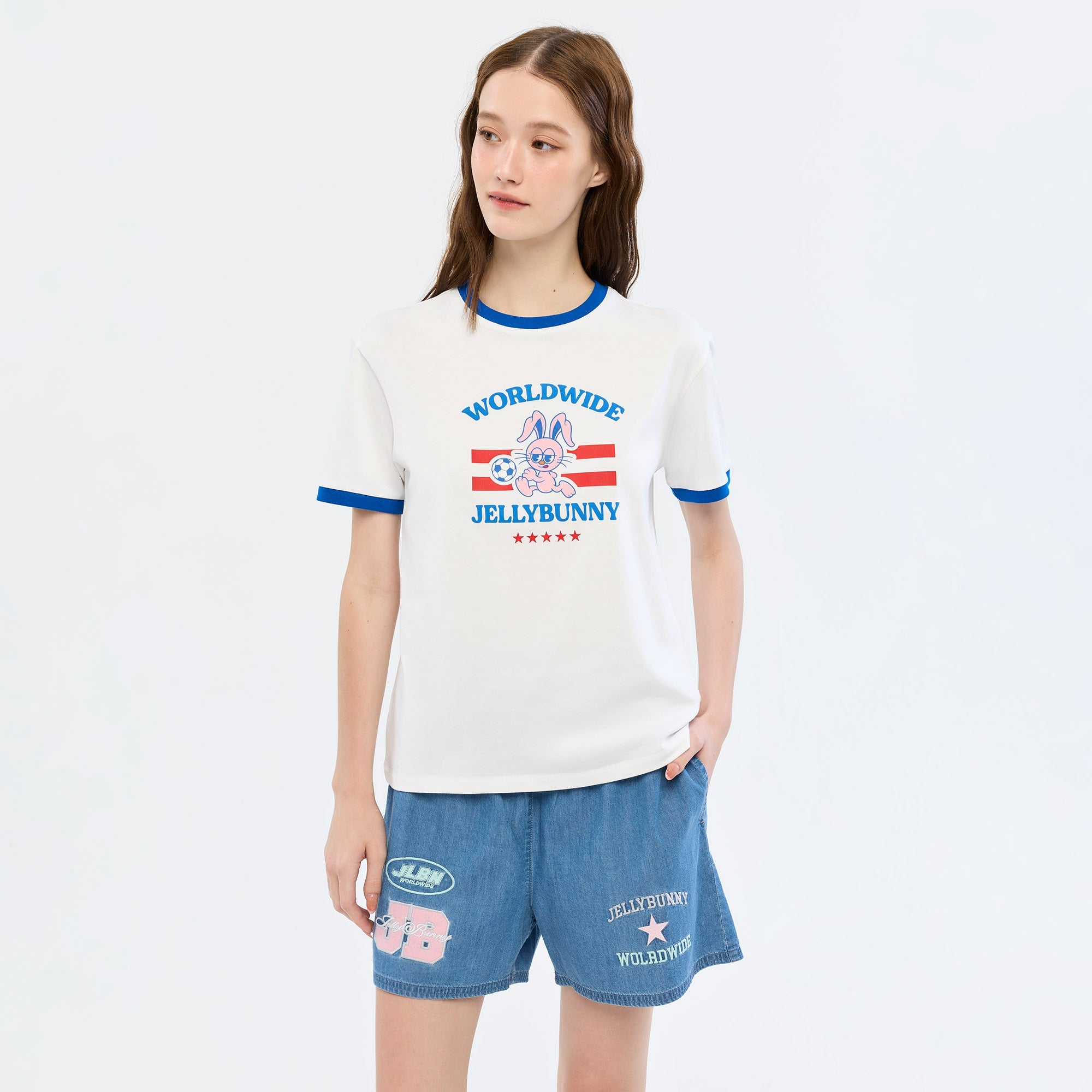 Worldwide Graphic T-Shirt White