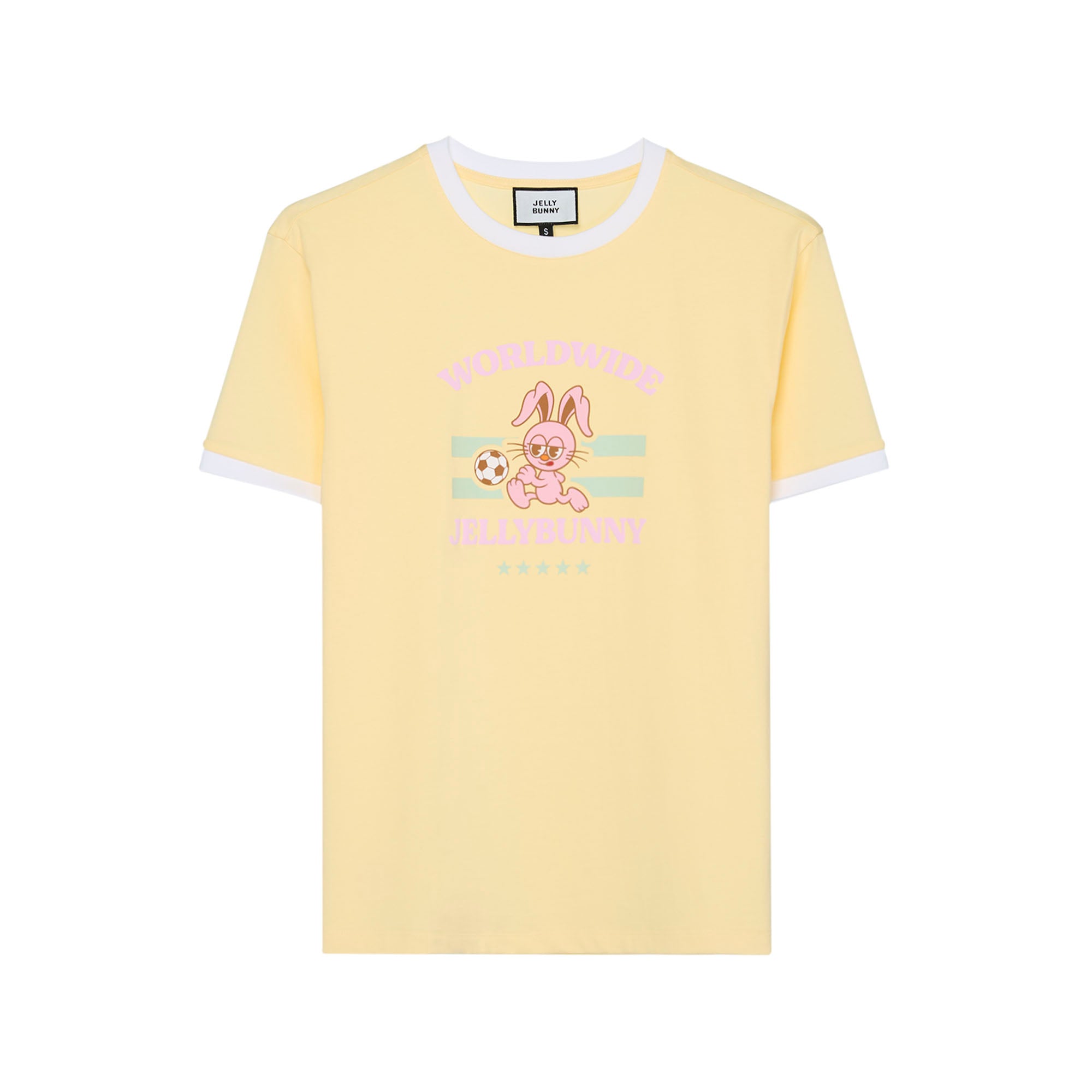 Worldwide Graphic T-Shirt Yellow