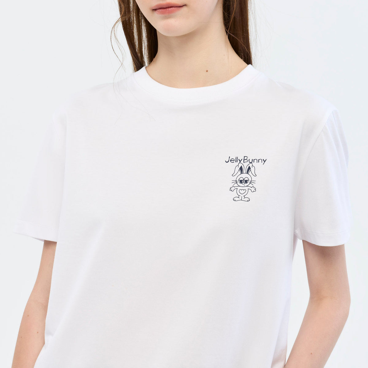 Bunny Sketch Graphic T-Shirt White