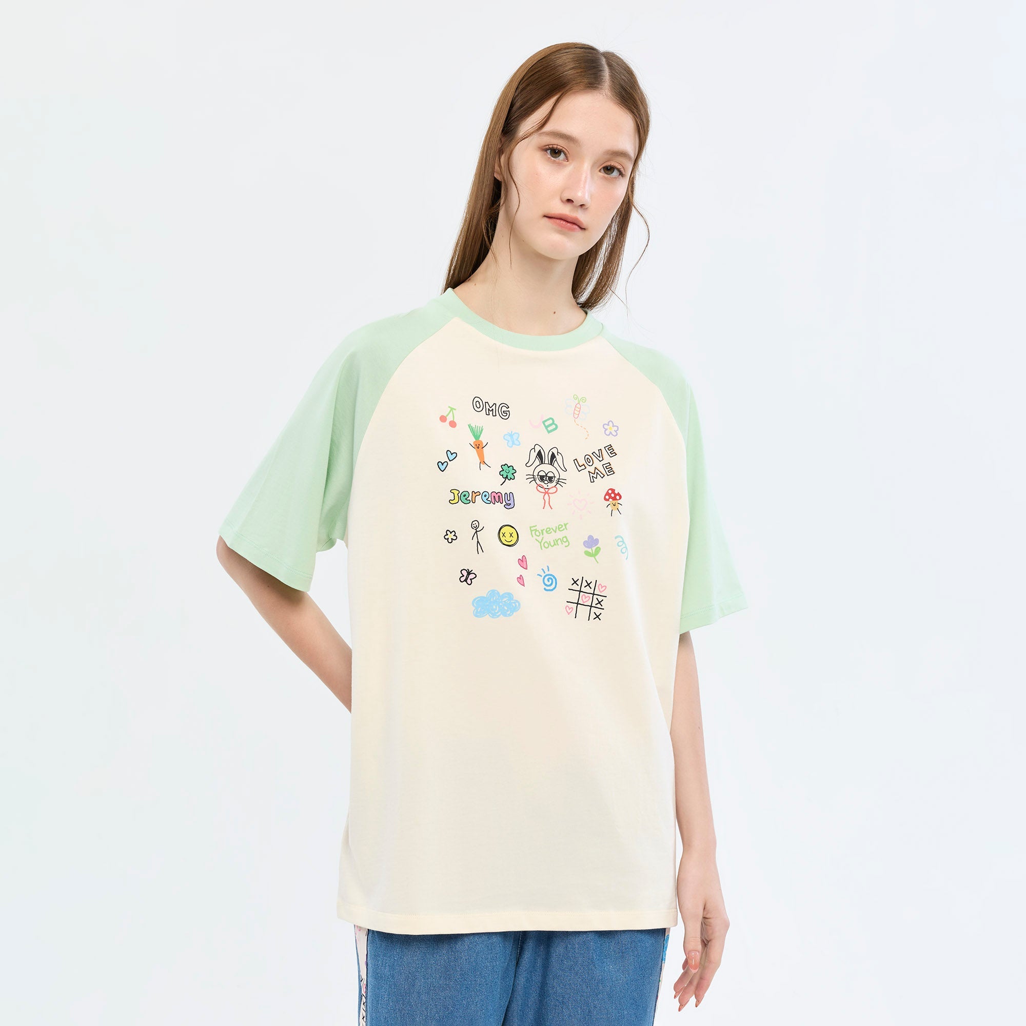 เสื้อยืดแขนแร็กแลน Jeremy Green