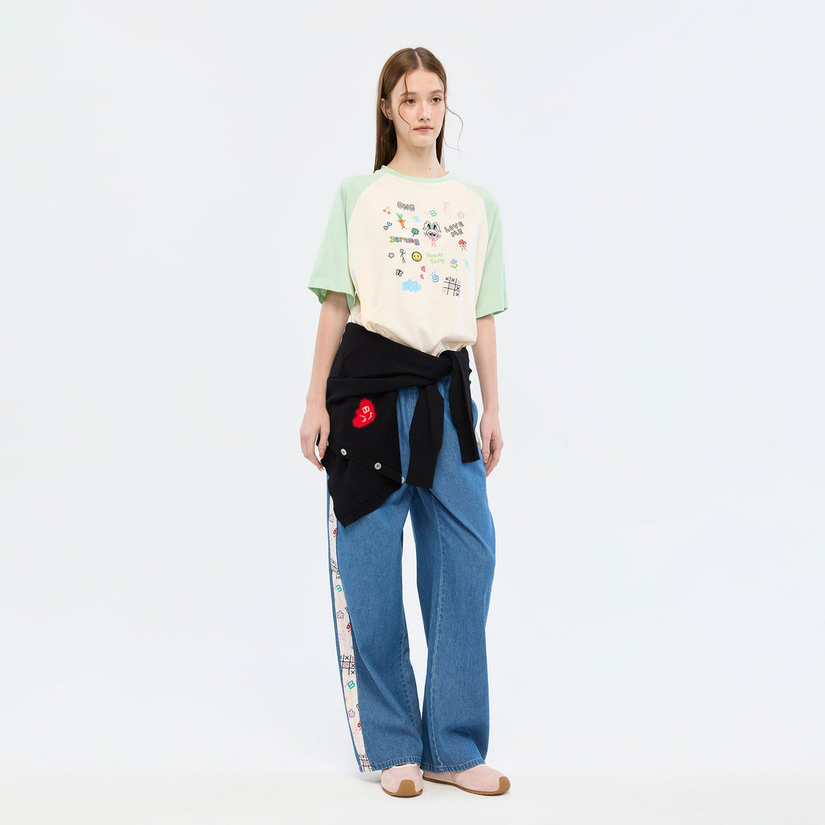 เสื้อยืดแขนแร็กแลน Jeremy Green