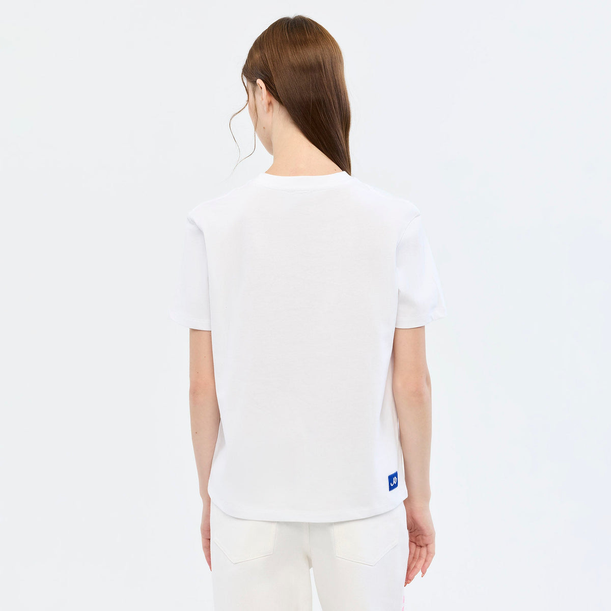 เสื้อยืดแขนสั้นลาย Bunny Face White