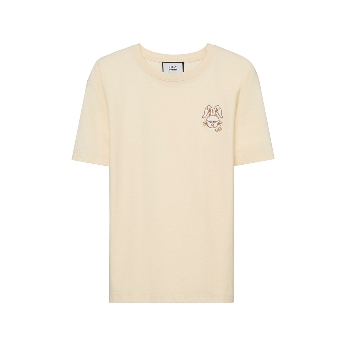 Bunny Face Graphic T-Shirt Cream