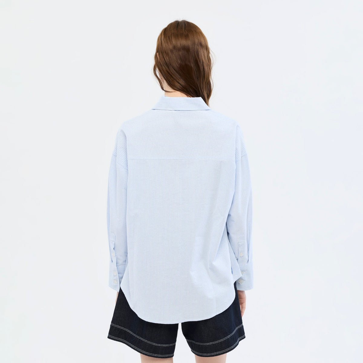 เสื้อเชิ้ตลายทาง Jeremy Blue
