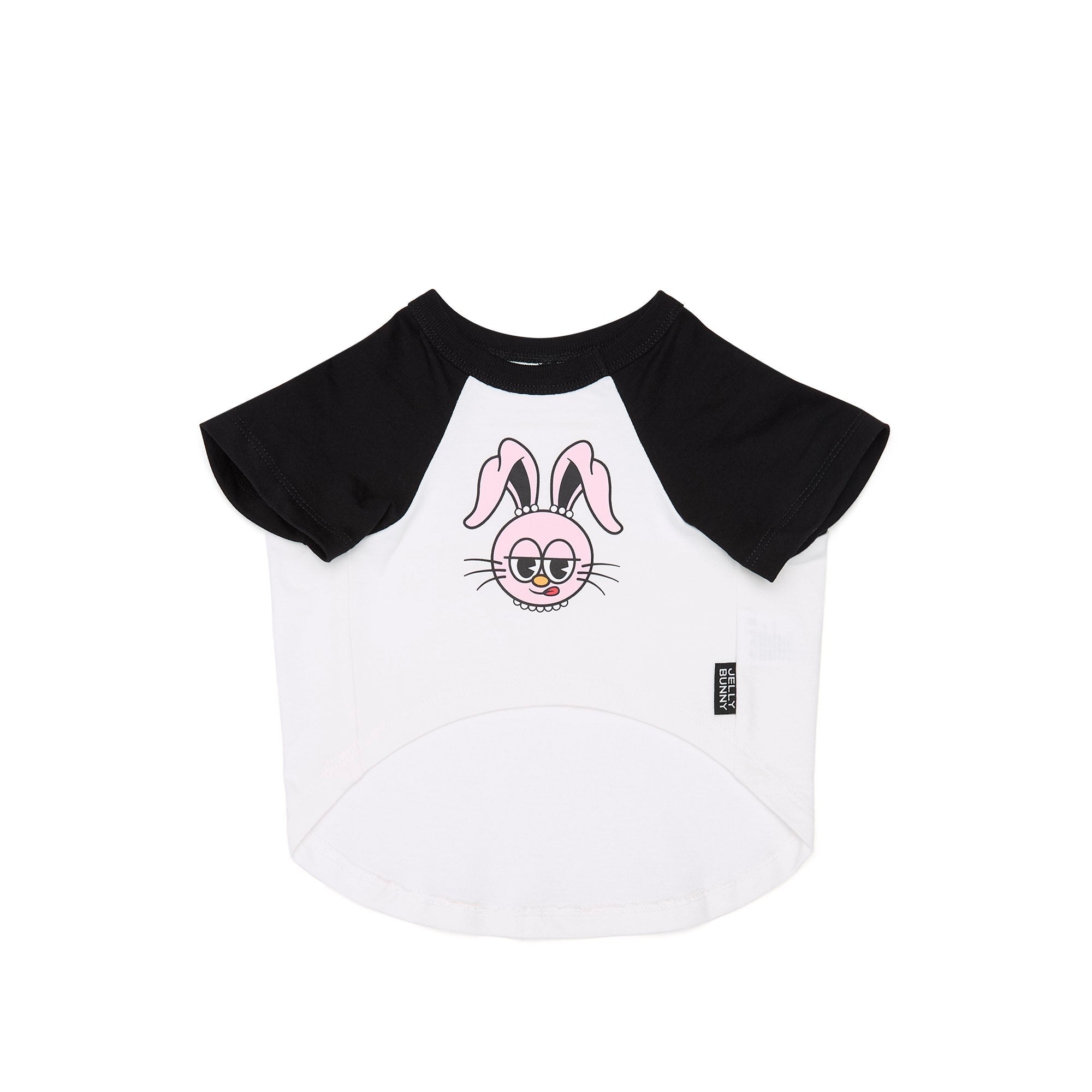 Jeremy Contrast Sleeve T-Shirt For Pets White
