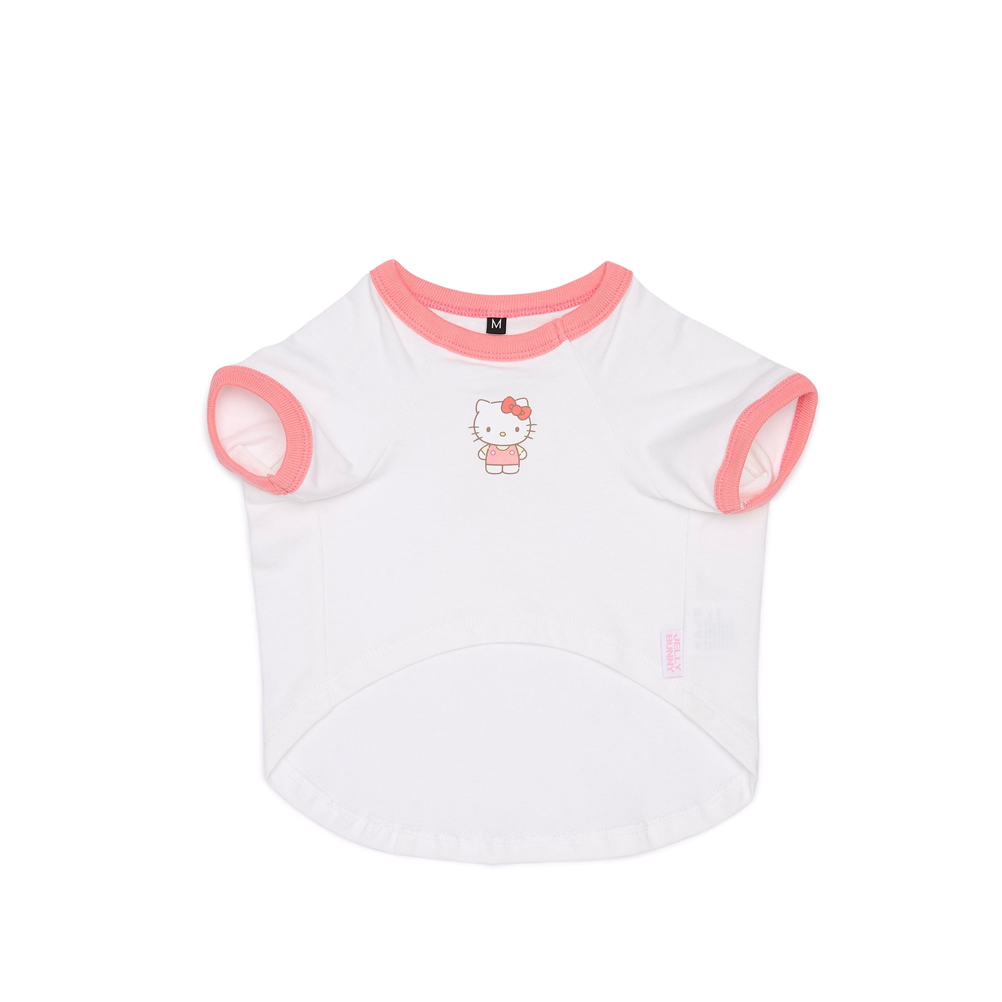 เสื้อยืดลาย Hello Kitty สำหรับสัตว์เลี้ยง White