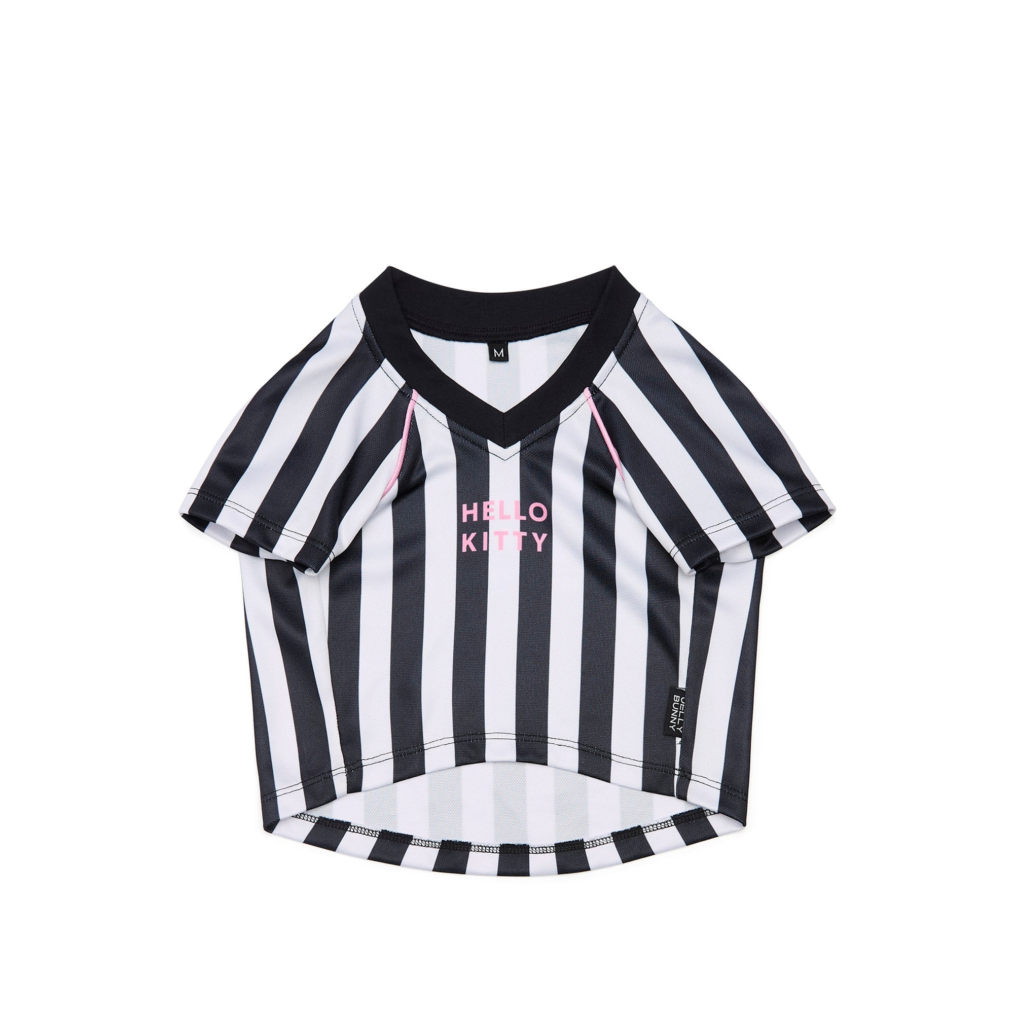 Hello Kitty Striped T-Shirt For Pets Black