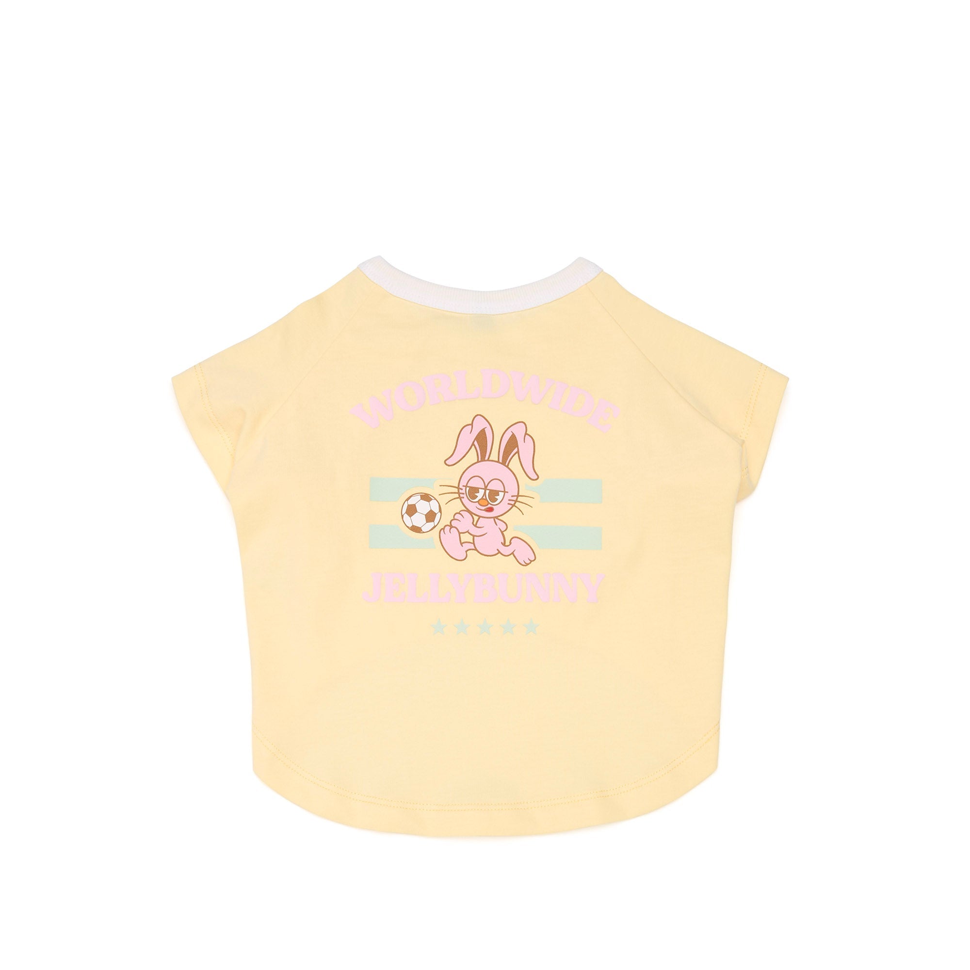 เสื้อยืดลายกราฟิกกระต่าย สำหรับสัตว์เลี้ยง Cream