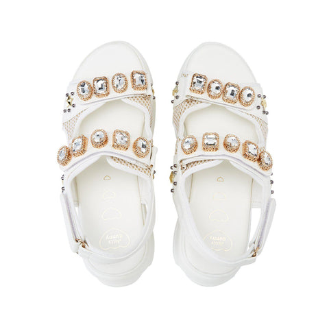 Picotee Crystals Flats & Sandals - Jelly Bunny TH