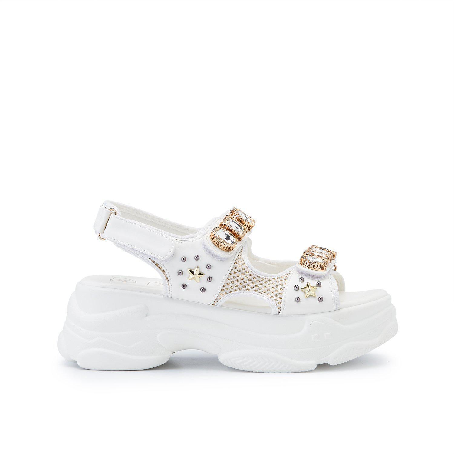 Picotee Crystals Flats & Sandals - Jelly Bunny TH