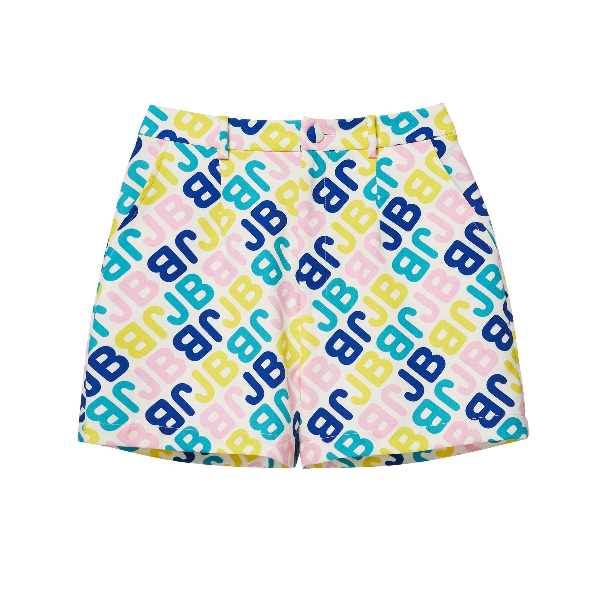 My Birthday Monogram Shorts - Jelly Bunny TH