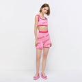 Launch Break Knitted Shorts - Jelly Bunny TH