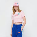 Club After Class Crop T-Shirt - Jelly Bunny TH