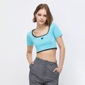 Launch Club Short Sleeve Crop Top - Jelly Bunny TH